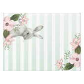 Elegant Bunny striped design Tafelkleed (Voorkant (Horizontaal))