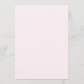 Elégant Burgandy Dusty Rose Floral Mariage Menu (Dos)