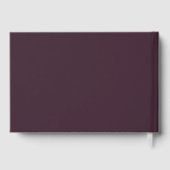 Elegant Burgundy Calligraphy (Verso)