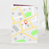 Elegant Burgundy en White Monogram Wedding (Achterkant)