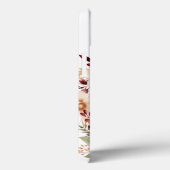 Elegant Burgundy Flowers Case-Mate iPhone Case (Achterkant / Rechts)