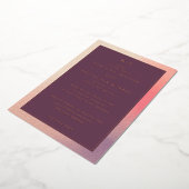 Elegant Burgundy Gradient Invitations (Rotation)