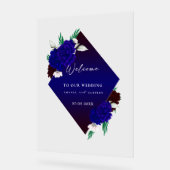 Elegant Burgundy Red Navy Blue "MARIGOLD" Wedding (Angle)