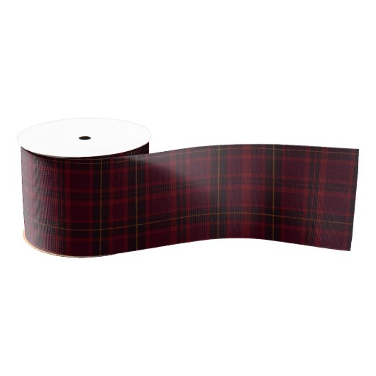 Elegant Burgundy Tartan Grosgrain Lint (Spoel)