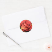 ÉLÉGANT BURING RED ROSE ENVELOPE SEAL STICKERS (Enveloppe)