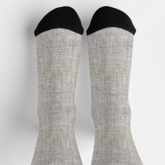 Elegant Burlap Pattern Socks Sokken (Top)