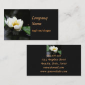 elegant business card lily double sided visitekaartje (Voorkant / Achterkant)