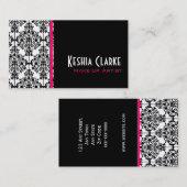 Elegant Business Cards Damask Visitekaartje (Voorkant / Achterkant)