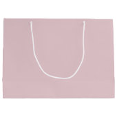 Elegant Business Custom Logo Winkelroze Groot Cadeauzakje (Achterkant)