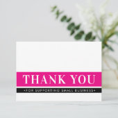 ELEGANT BUSINESS MERCI insérer rose noir (Debout devant)