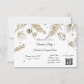 Elegant Bussines - Uitnodiging voor Kerstmis (Voorkant)