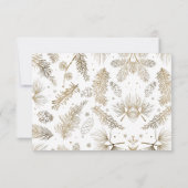 Elegant Bussines - Uitnodiging voor Kerstmis (Achterkant)