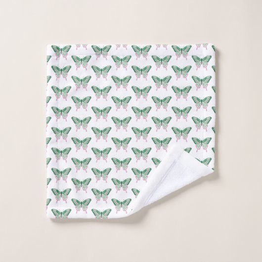 Elegant Butterflies Bath Towel Set Bad Handdoek (Wasdoekje)