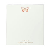 Elegant Butterfly - Aangepast Notitieblok (Voorkant)
