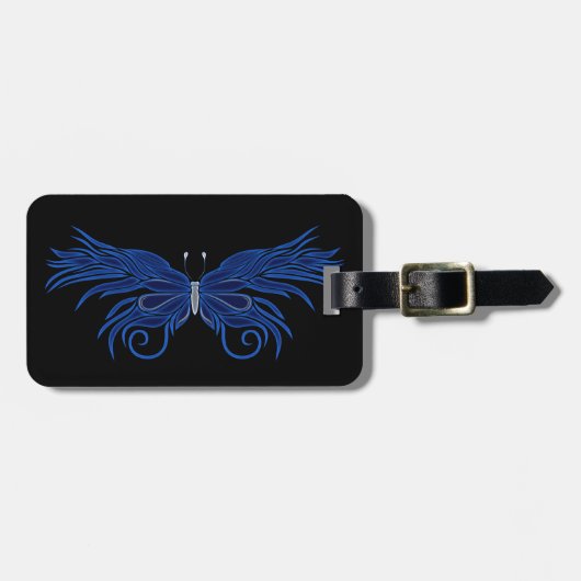 Elegant Butterfly Bagagelabel (Voorkant horizontaal)