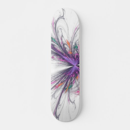Elegant Butterfly Fractal Skateboard (Voorkant)