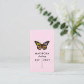 Elegant Butterfly Monarch AANGEPASTE PRIJS LABEL (Staand voorkant)