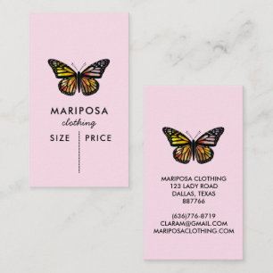Elegant Butterfly Monarch AANGEPASTE PRIJS LABEL