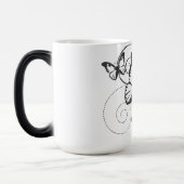 Elegant Butterfly mug Magische Mok (Links)