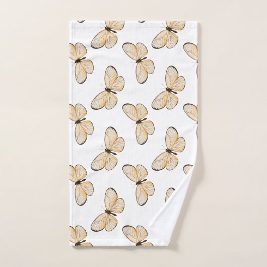 Elegant Butterfly Patroon Bad Handdoek (Handdoek)