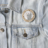 Elegant Butterfly Round Button (In situ)