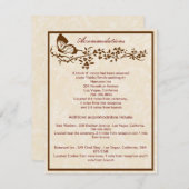 Elegant Butterfly Wedding Enclosure Kaarten (Voorkant / Achterkant)