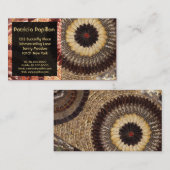 Elegant Butterfly Wing Visitekaartje - Art Deco (Voorkant / Achterkant)