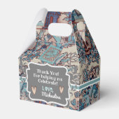 Elegant cactus, skulls Mexicaans Fiesta Bedankdoosjes (Voorkant Zijde)