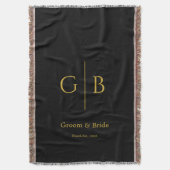 Élégant Cadeau de Mariage Couverture de Jeté Éléga (devant Vertical)