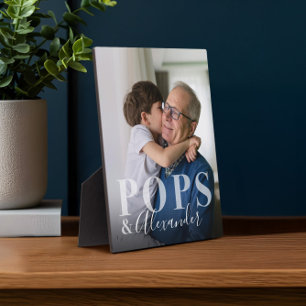 Elegant cadeau voor Poppen & kleinkind Foto Keepsa Fotoplaat