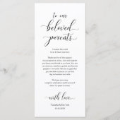 Elégant Cadre Cadre Dîner Carte de remerciements (Devant)