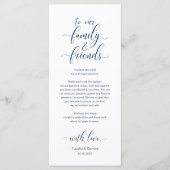 Elégant Cadre Cadre Dîner Carte de remerciements (Devant)