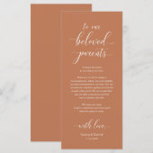 Elégant Cadre Cadre Dîner Carte de remerciements (Devant / Derrière)