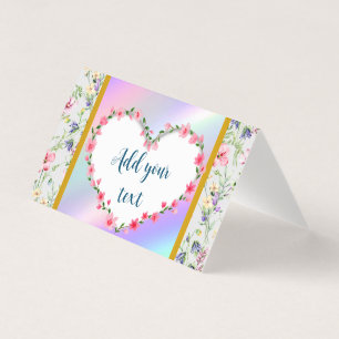 Elégant cadre de coeur floral : pour chaque occasi