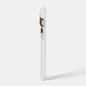 Élégant cadre de fleurs de rose rouge (Côté gauche)