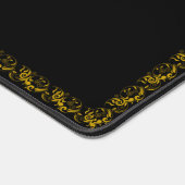 Elégant cadre or et Monogramme sur noir (Coin)