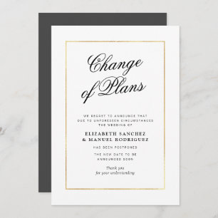Elégant cadre or repoussé carte mariage