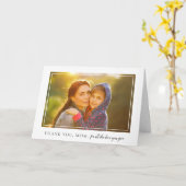 Elégant cadre photo carte de fête des mères (Fleur jaune)