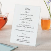 Elegant Café Restaurant Stijl Menu Reclamebord Met Voetstuk (Insitu)