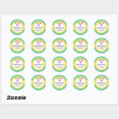 Elegant Cake Poppen Bakery Packaging Seals Ronde Sticker (Vel)