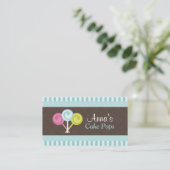 Elegant Cake Poppen Bakery Visitekaartje (Staand voorkant)
