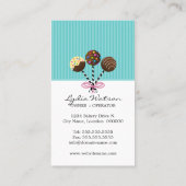 Elegant Cake Poppen Bakery Visitekaartje (Achterkant)