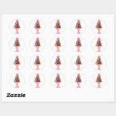 Elegant Cake Ronde Sticker (Vel)