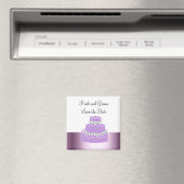 Elegant Cake Save the Date Magneet (Insitu (Vaatwasser))