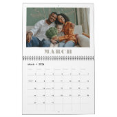 Élégant calendrier photo multi-famille (Mar 2026)