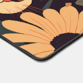 Élégant Calico Cat dans le jardin fleuri Mat (Coin)