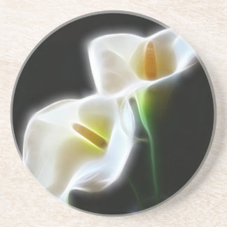 Elegant Calla Lily Flowers 13 Modern Zandsteen Onderzetter