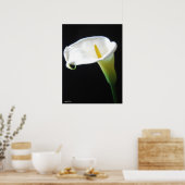Elegant Calla Lily Flowers 15 Poster (Keuken)
