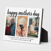 Elegant Calligrafie 3 Fotodag oma Fotoplaat (Zijkant)