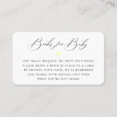 Elegant Calligrafie Book Request Enclosure Card Plaatskaartje (Voorkant)